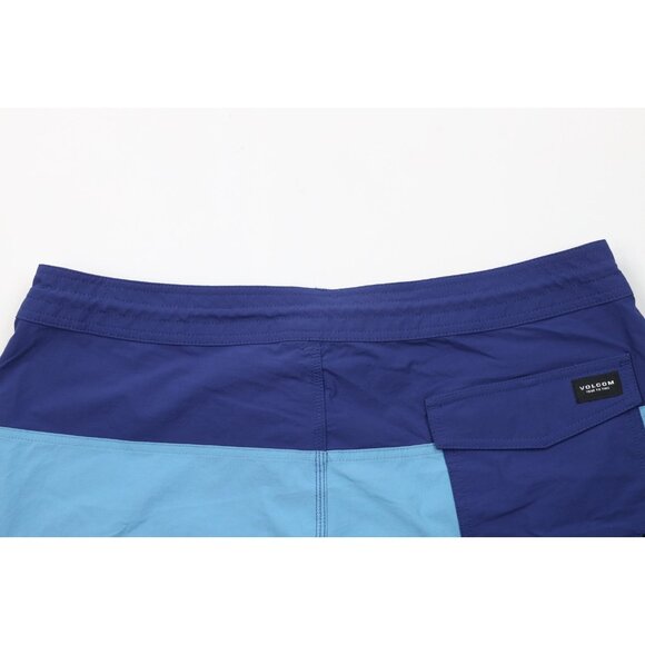 New Volcom Surfing Mens 38 Stretch Color Block Striped Liberators Board Shorts - Picture 11 of 14